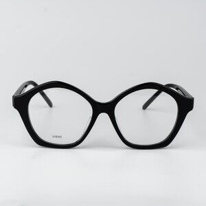 Loewe CURVY Men Eyeglasses Black Geometric LW50053F 001 NEW AUTHENTIC